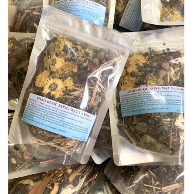 Xông mặt thảo dược ( 18 vị thảo mộc)