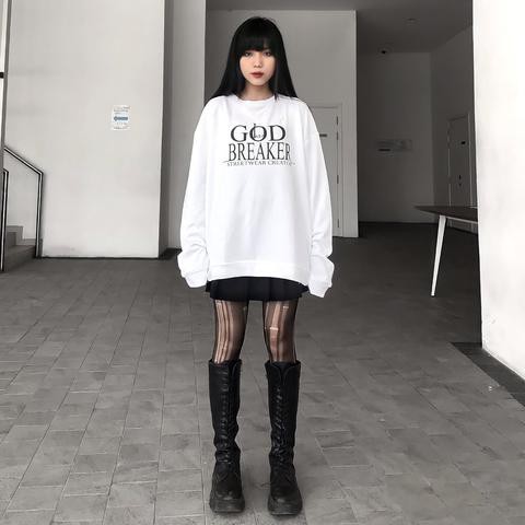 Áo nỉ Sweater Unisex God Breaker nam nữ dài tay form rộng - GW Shop | BigBuy360 - bigbuy360.vn
