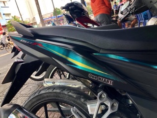 Tem rời Sonic Xanh đen Chrome cao cấp