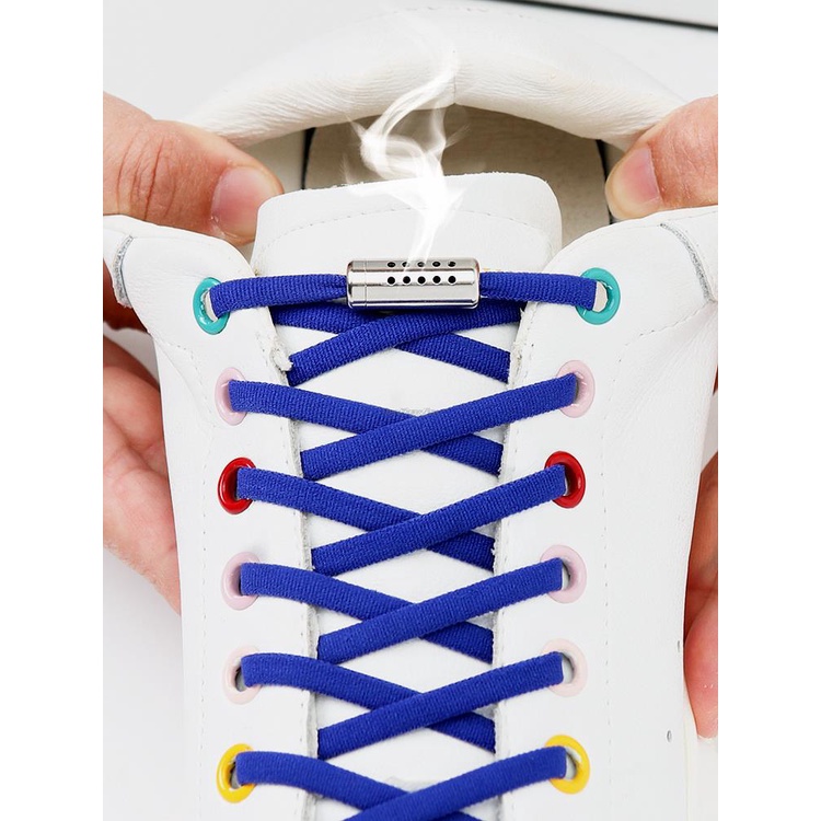 Dây Giày Co Giãn Không Cần Buộc Tiện Lợi Dành Cho Người Lớn Và Trẻ Em