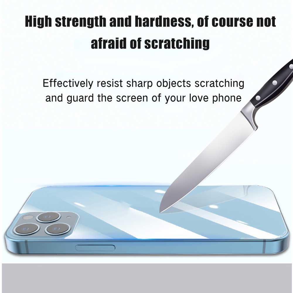 Kính cường lực mặt sau lưng Cho Iphone 14 12 12 Pro 13 Pro Max 12 Mini X XR XS Max 6 6S 7 8 Plus