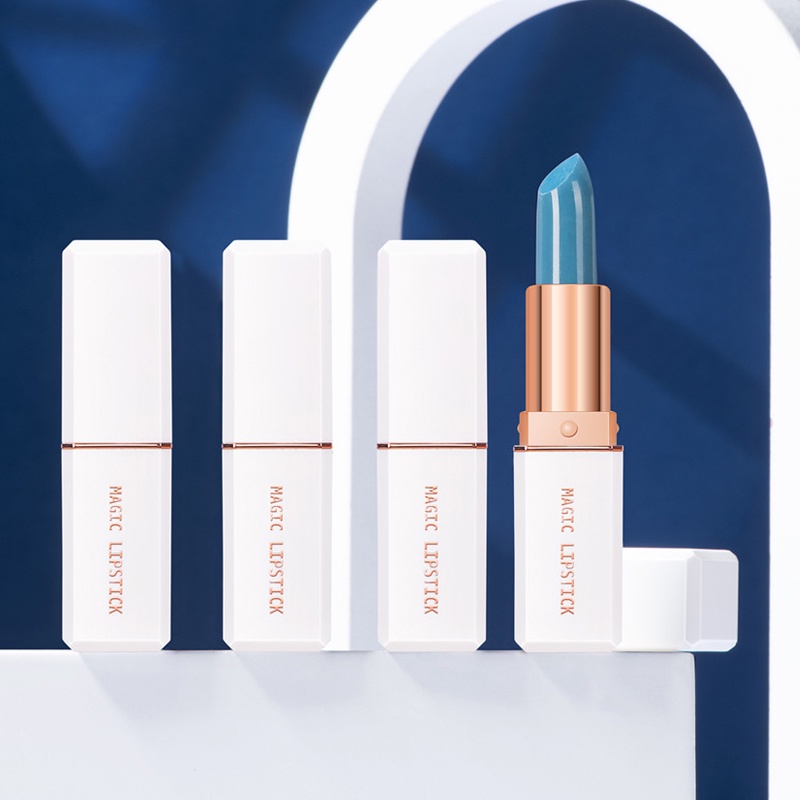 1 Son Môi Dưỡng Ẩm Chống Nước Chống Dính Thay Đổi Màu Sắc Theo Nhiệt Độ Độc Đáo