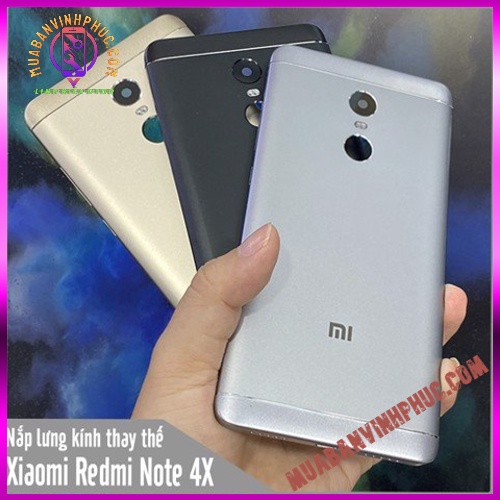 VỎ+KHUNG XƯƠNG ĐIỆN THOẠI XIAOMI REDMI NOTE 4X ZIN NEW,KÈM PHÍM (MÀU ĐEN-VÀNG-XÁM) - MBVP.COM
