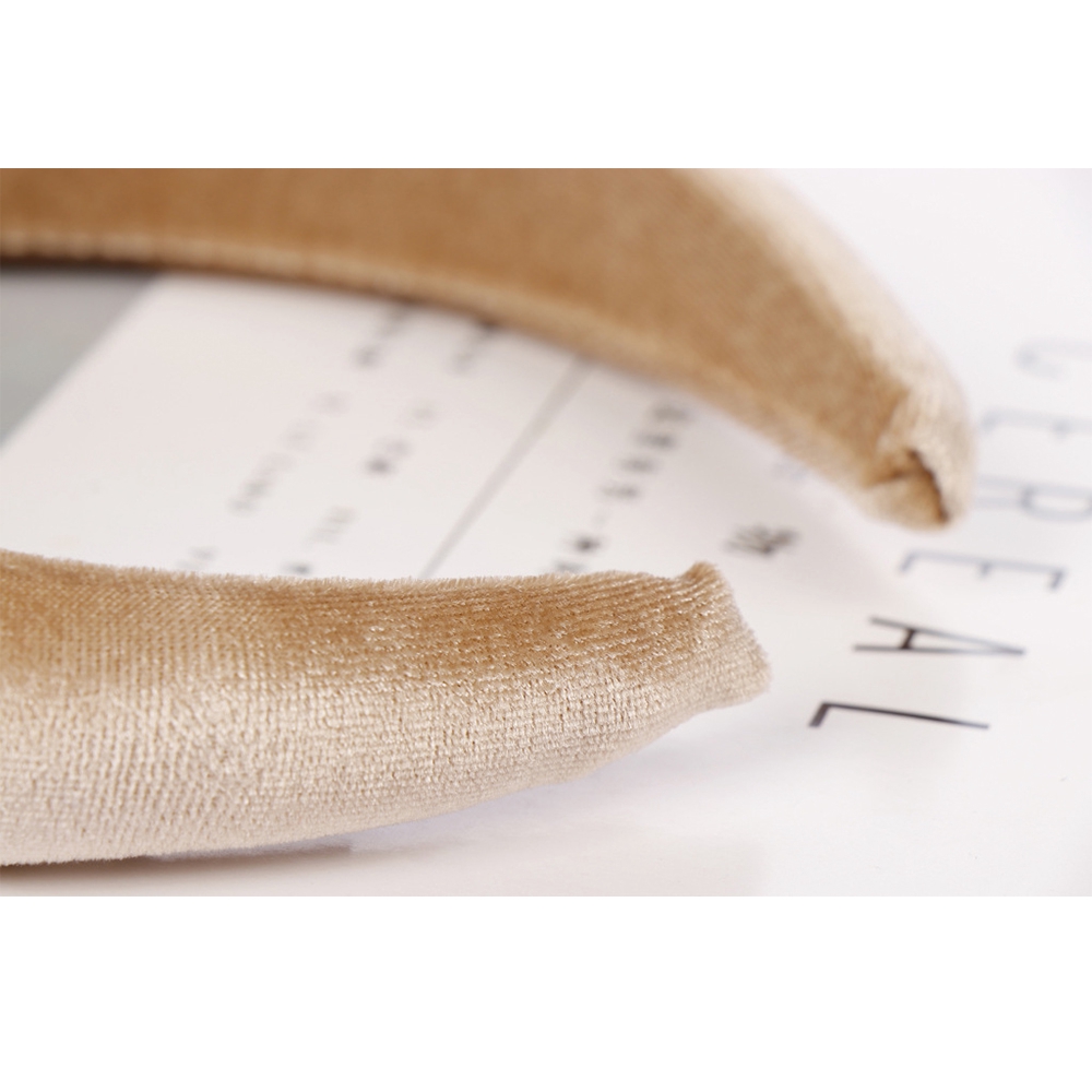 Băng đô nhung cài tóc đơn giản thời trang cho nữ