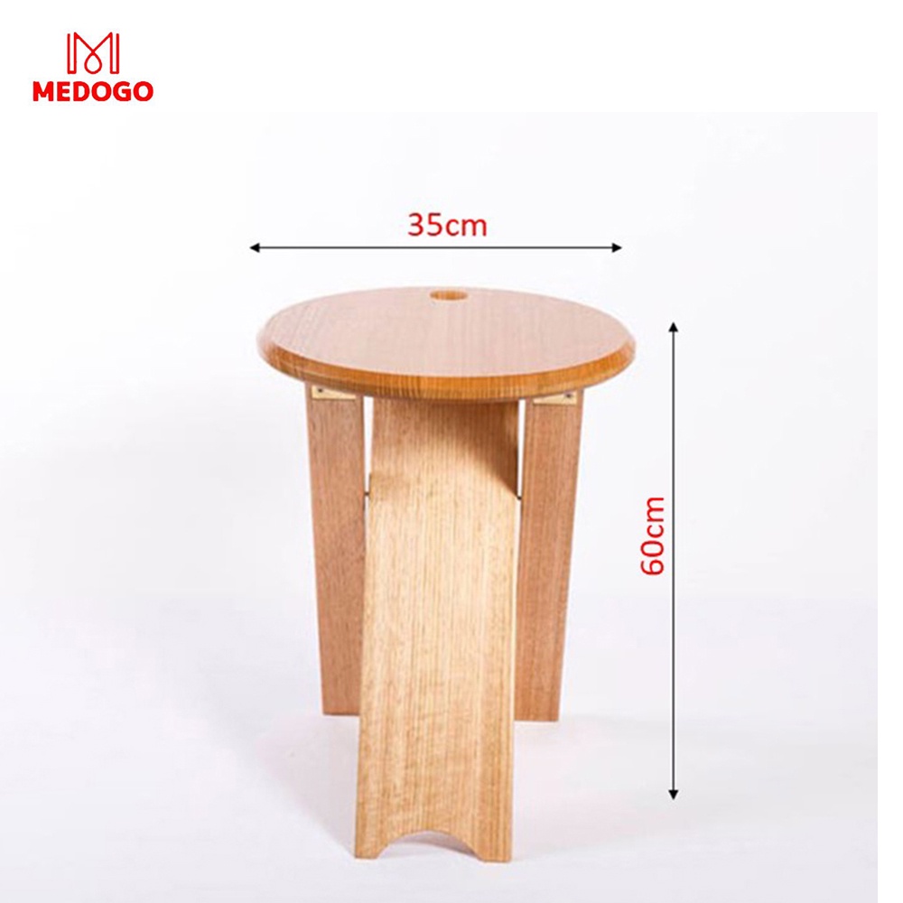 Ghế gỗ MEDOGO gập gọn ngồi ban công, ghế bar ngồi ban công đẹp