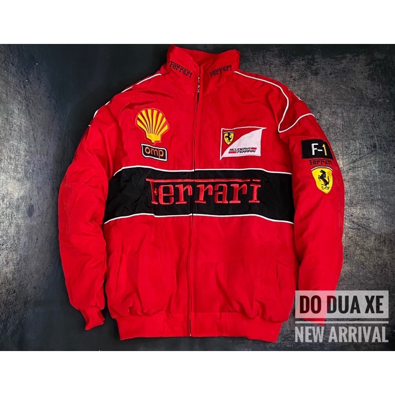 Áo khoác _áo gió đua xe Ferrari