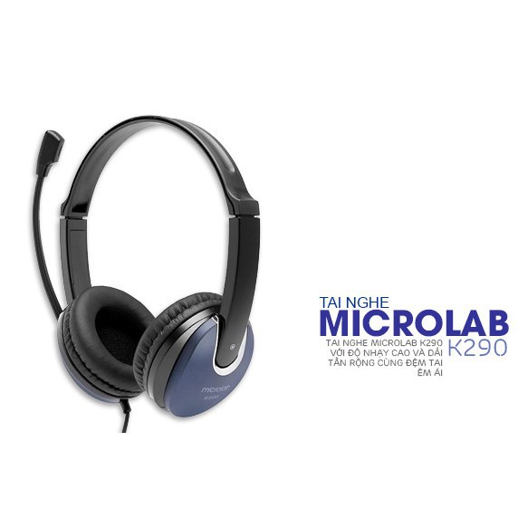 Mới Về - Tai nghe Microlab K290 - Bảo hành 6 tháng