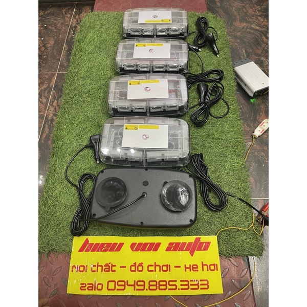 Đèn nháy Police ngắn nóc xe 48 Led