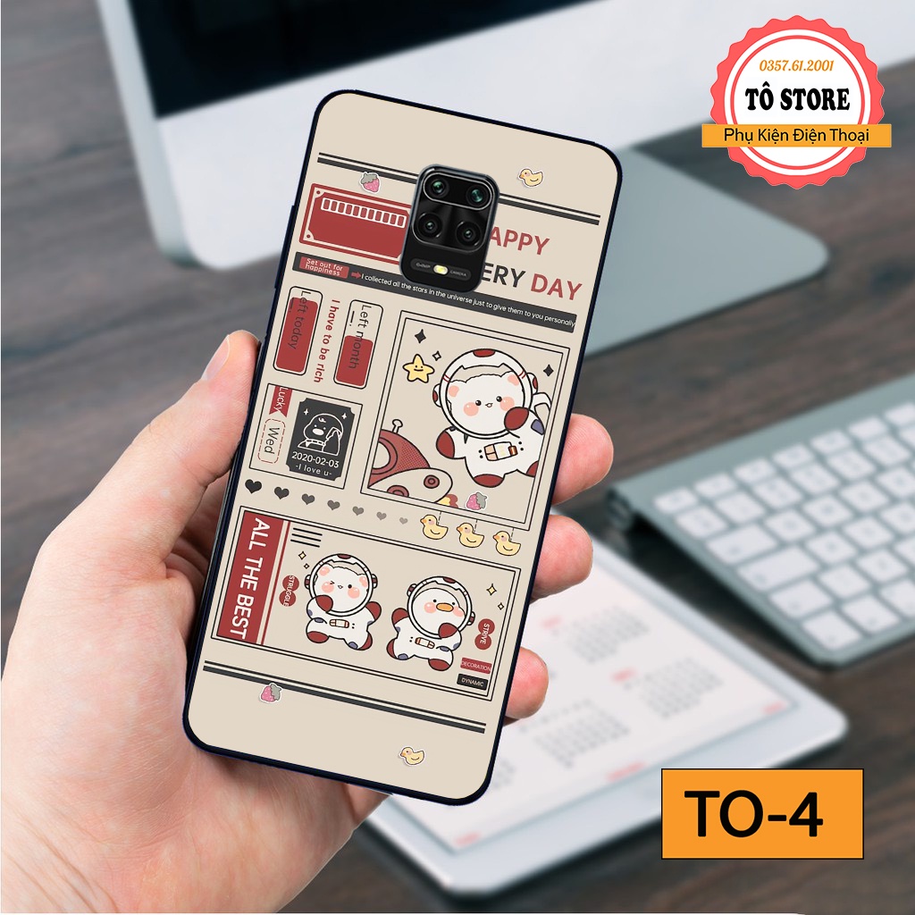 Ốp lưng Xiaomi Redmi 9 / Redmi Note 9 / Redmi Note 9S / Redmi Note 9 Pro - Ốp lưng Xiaomi in hình phi hành gia vũ trụ