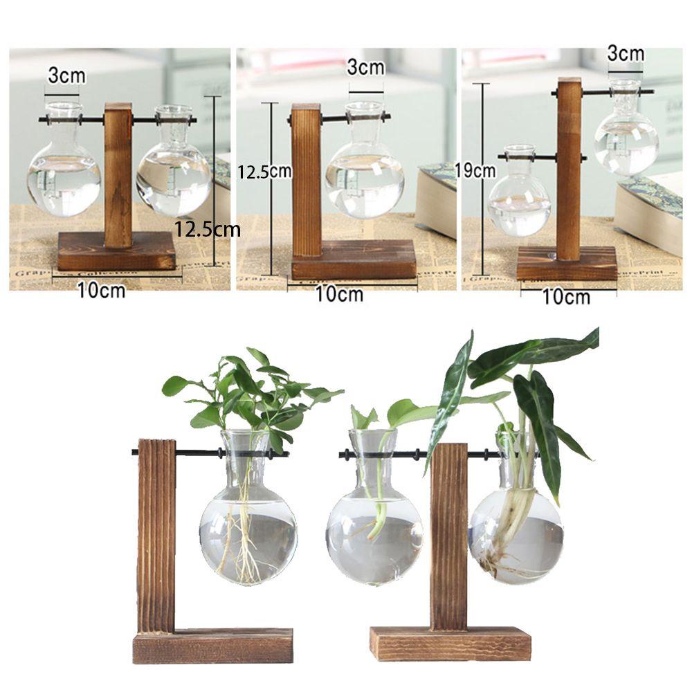 BORAG Khung Gỗ Trồng Cây Thủy Canh Để Bàn Trang Trí