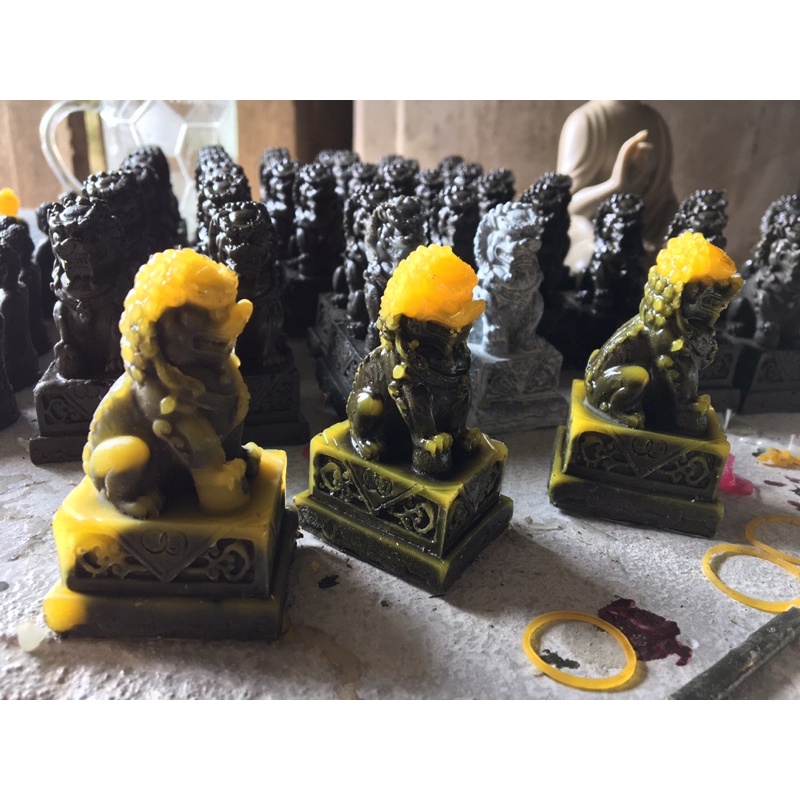 Tượng SƯ TỬ, màu Tự nhiên, chất liệu đá jka