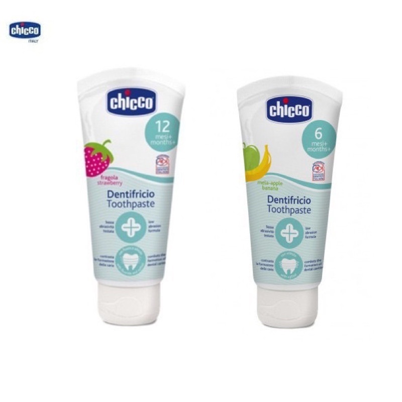 KEM ĐÁNH RĂNG NUỐT ĐƯỢC CHICCO CỦA Ý CHO BÉ TỪ 6M