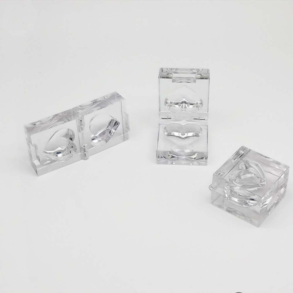 Set 5 Hộp Nhựa Rỗng Hình Vuông Đựng Son kem / Phấn Mắt Tiện Dụng