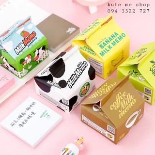 Giay note hình hộp sữa/ hộp trà (200 tờ)