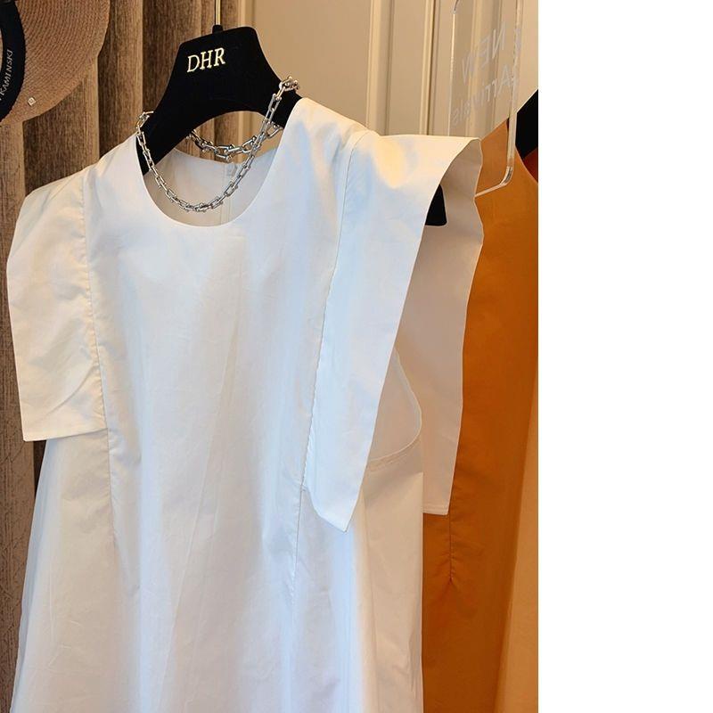 Áo Thun Mỏng Dáng Rộng Tay Bay Phong Cách Pháp Hàn Cổ Điển Thiết Kế Thời Trang