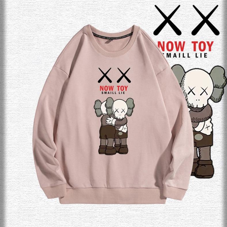 [Mẫu Mới] Áo Nỉ Dài Tay Nam Nữ Cổ Tròn Unisex Form Rộng Bo Gấu Phối Họa Tiết Chữ NOW TOY Zenkonu TOP NAM 1000187 | BigBuy360 - bigbuy360.vn