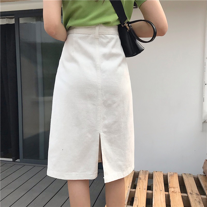 [ORDER/SẴN S] MÃ CV24_CHÂN VÁY BÒ DÁNG DÀI XẺ SAU | BigBuy360 - bigbuy360.vn