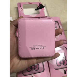 Sạc dự phong HELLO KITTY hồng
