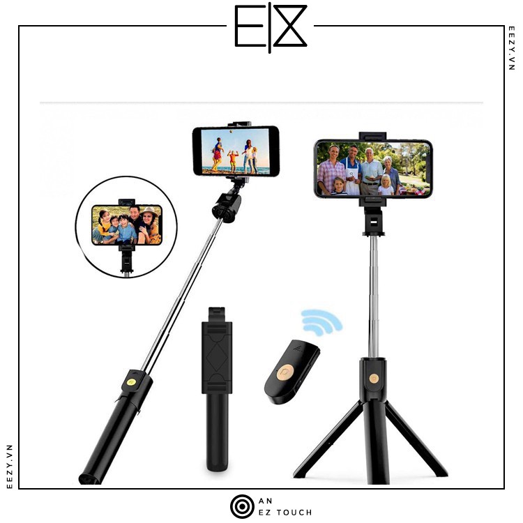 GẬY CHỤP ẢNH TỰ SƯỚNG BLUETOOTH 3 CHÂN ĐA NĂNG TRIPOD K07 CHỤP HÌNH SELFIE QUAY TIK TOK LIVESTREAM | BigBuy360 - bigbuy360.vn