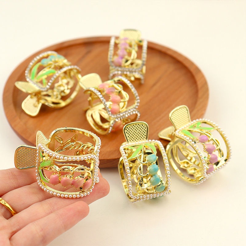 Kẹp Tóc Màu Hồng Xanh Thời Trang Mùa Hè Cho Bé Gái