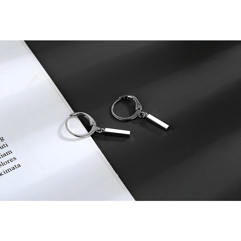 Đôi khuyên tai HAIMEIKANG thiết kế hình học phong cách đơn giản cá tính thời trang cho nữ