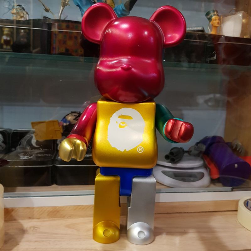 Mô hình Bearbrick Bape Multicolor 28cm 400%