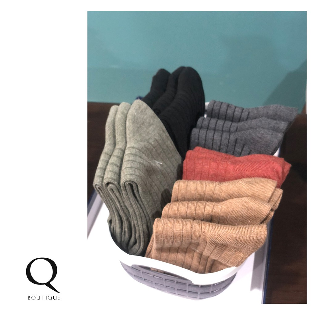 Vớ Cao Cotton Nam - thoáng mát, co giãn tốt - essential socks for men