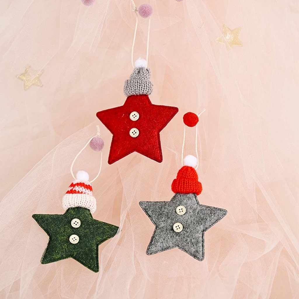 YIYU Mũ Len Dễ Thương Dùng Trang Trí Cây Thông Giáng Sinh Năm Mới