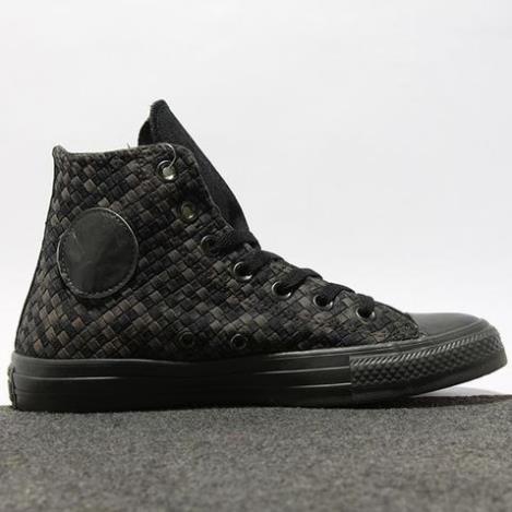 Giày Converse chính hãng cao cổ vải đen CCVD05 🍂