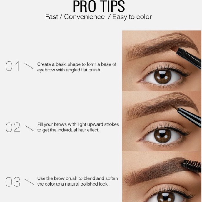 Mascara Trang Điểm Lông Mày Chống Nước Lâu Trôi Tự Nhiên Dành Cho Bạn Nữ Autumn063