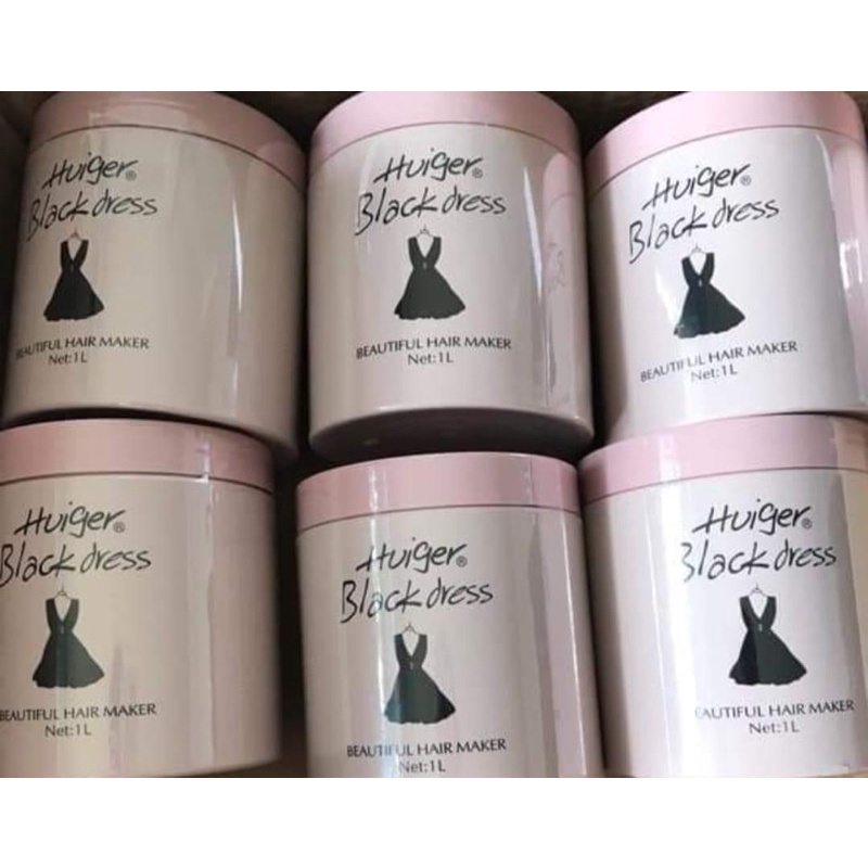 Kem hấp ủ xả Huiger Black Dress 1000ml váy đen