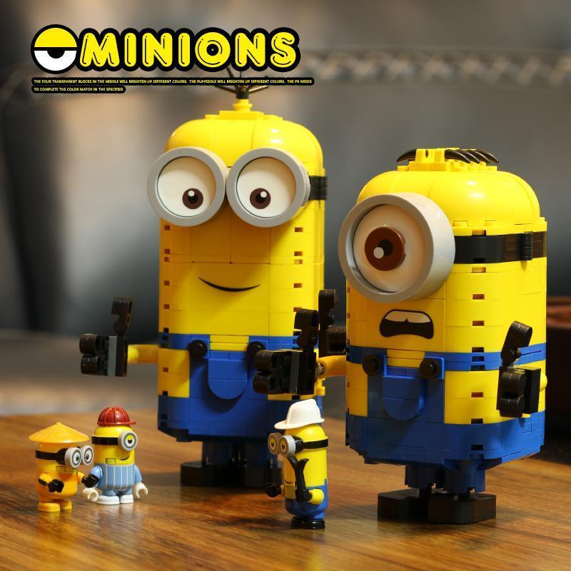 Bộ 876 Miếng|Bộ Đồ Chơi lego Xếp Hình Minion Vui Nhộn Dành Cho Bé