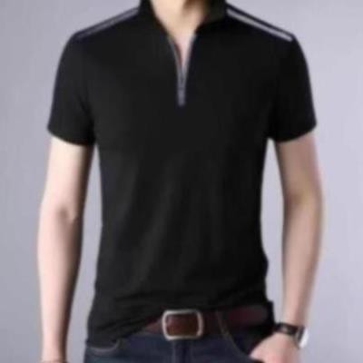 Áo thun nam cá sấu cổ bẻ phối dây kéo ATN08
