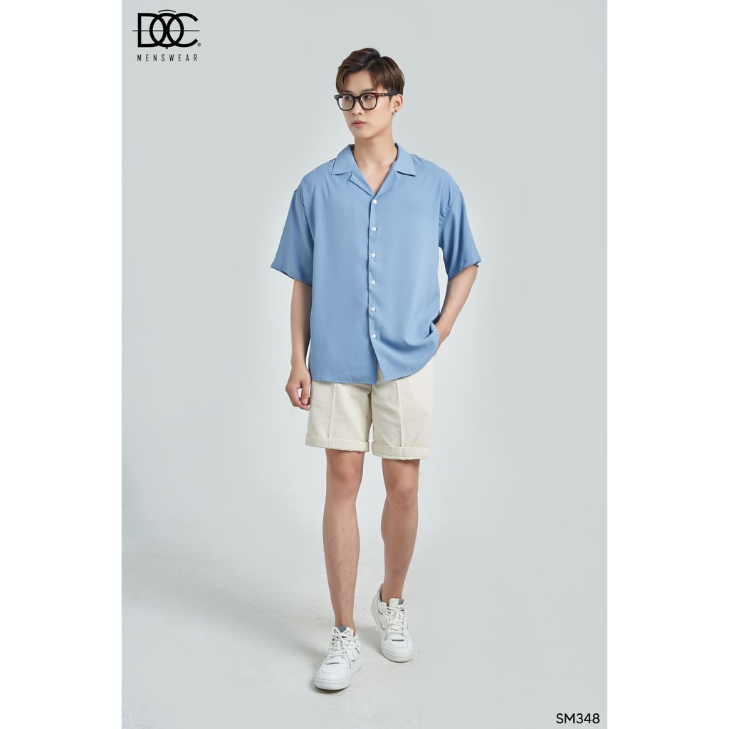 Áo Sơ Mi Nam Trơn Nhiều Màu Trẻ Trung Lịch Sự (CUBAN SHIRT) ĐỘC MENSWEAR - SM348