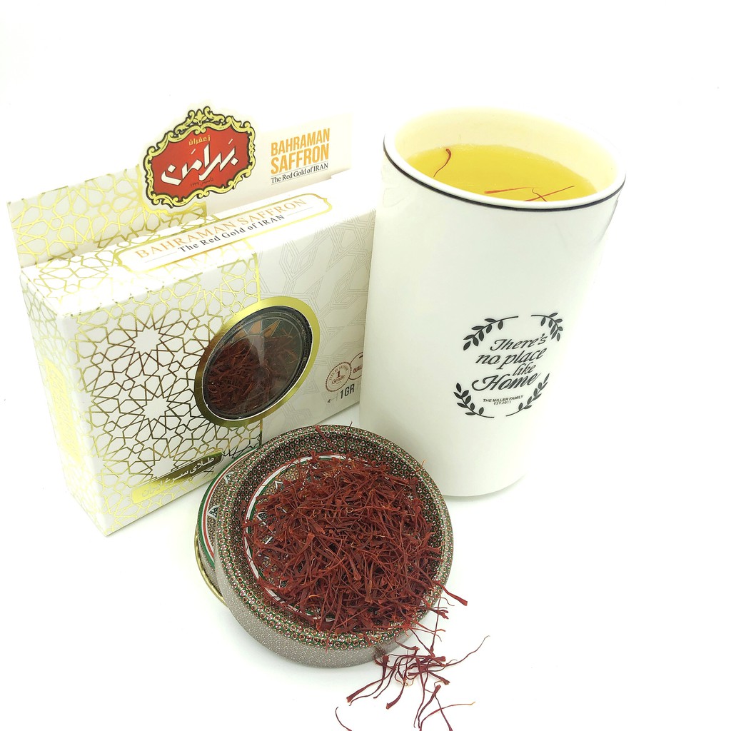 Nhụy Hoa Nghệ Tây Saffron Chính Hãng Bahraman hộp 1gr/"Tặng 150gr mật ong hoa rừng" | BigBuy360 - bigbuy360.vn
