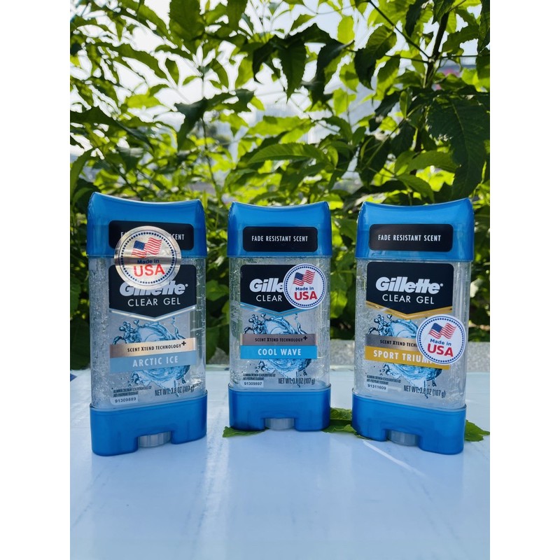 Gel Khử Mùi Gillette SPORT TRIUMPH /ARCTIC ICE /COOL WAVE  107g