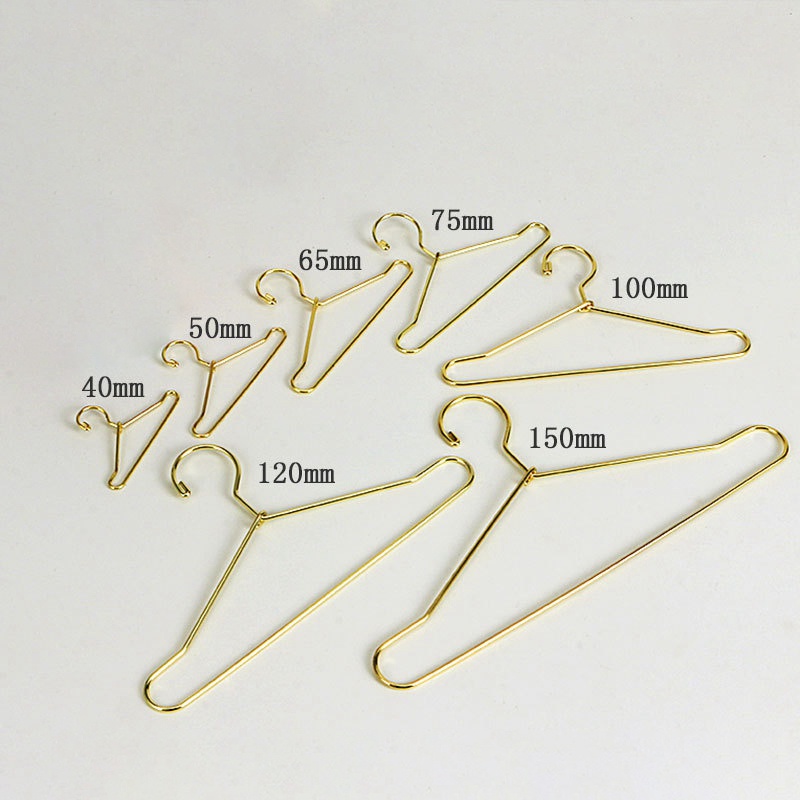 Set 10 Móc Treo Quần Áo Búp Bê Bằng Kim Loại