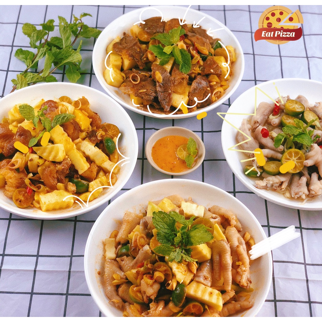 Chân Gà Sốt Thái Chế Biến Sẵn Ăn Liền Gói 400gram