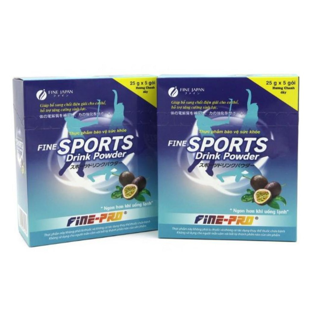 SPORTS Drink Powder nước uống bù điện giải cho cơ thể ,hộ trợ tăng cường sinh lực, Fine Sports Drink Powder - Fine Japan