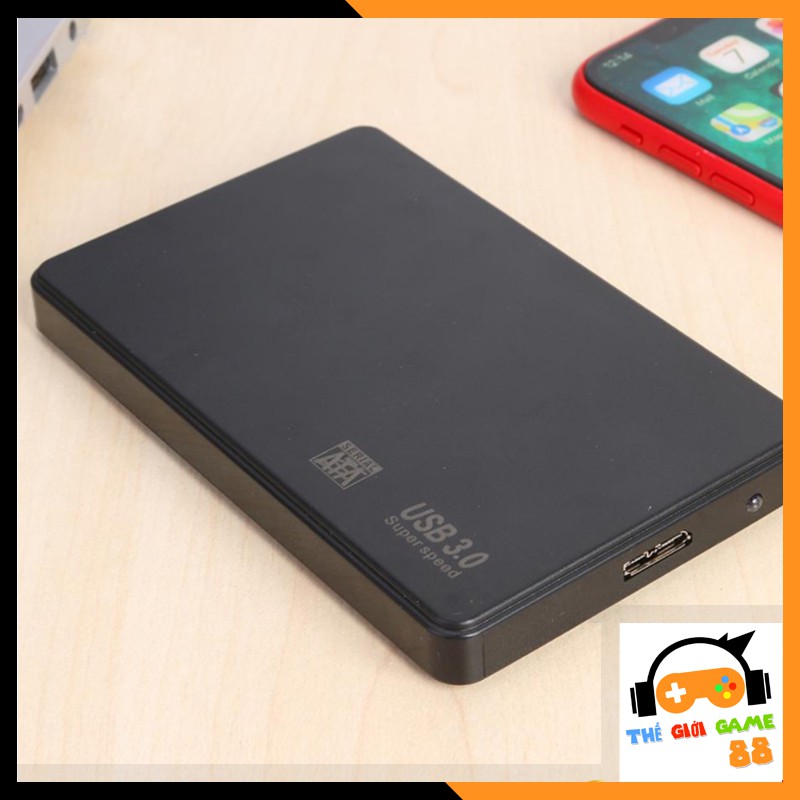 Hộp ổ cứng di động chuẩn kết nối USB 3.0, dùng cho HDD SSD 2.5 inch (HDD Box ổ cứng tốc độ 3.0 - 2.5 inch)