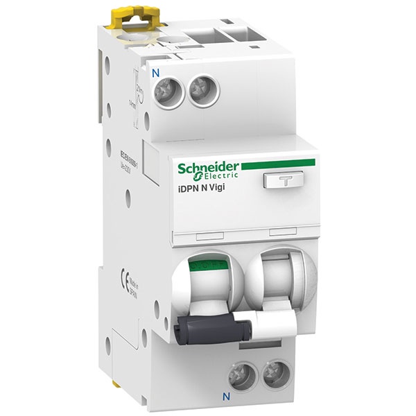 Cầu dao chống dòng rò Schneider A9D31632 Acti9 RCBO, 1P+N, 32A, 6kA, 30mA | Aptomat chống giật Schneider A9D31632