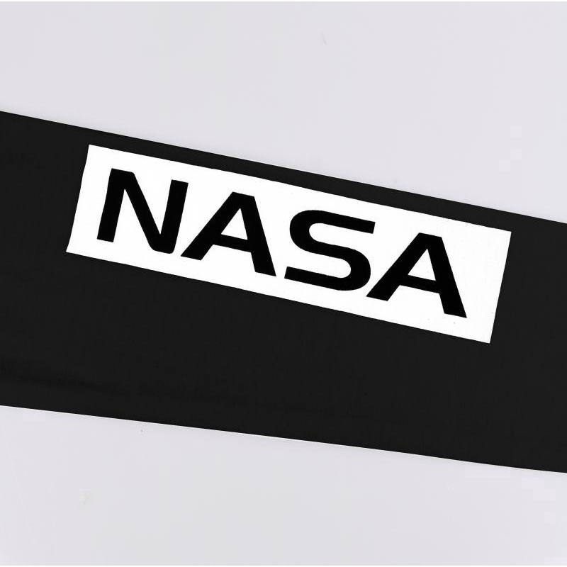 Ins Style Hot Women Slim Nasa Letter Print Tops Round Neck Long Sleeve Tshirt