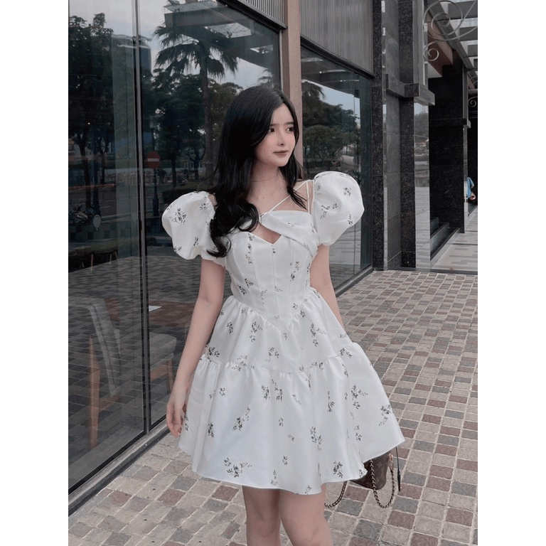 ĐẦM FORD IN KIỂU DÁNG NÀNG THƠ CÁC NÀNG GU TIỂU THƯ NHANH TAY CHỐT LẸ NHÉ UP Thời Trang HHP Fashion