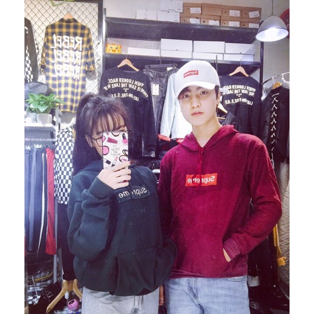 Áo khoác nỉ chui nam nữ thêu chữ sup - size nhỏ | BigBuy360 - bigbuy360.vn