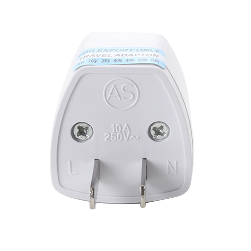 Phích cắm điều hợp nguồn 250V 10A chuẩn EU UK AU qua US