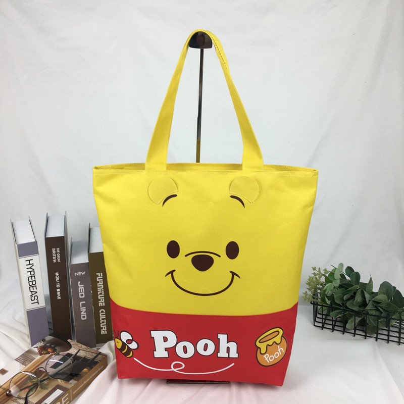 Túi tote Da PU Cỡ Lớn Họa Tiết Hoạt Hình Dễ Thương#604 KN3305