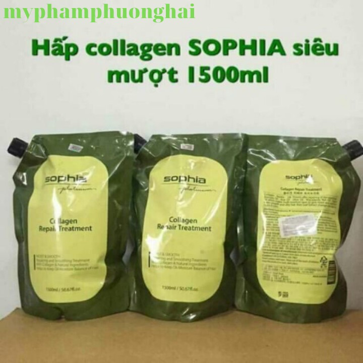 Hấp phục hồi thảo dược collagen Sophia 1500ml