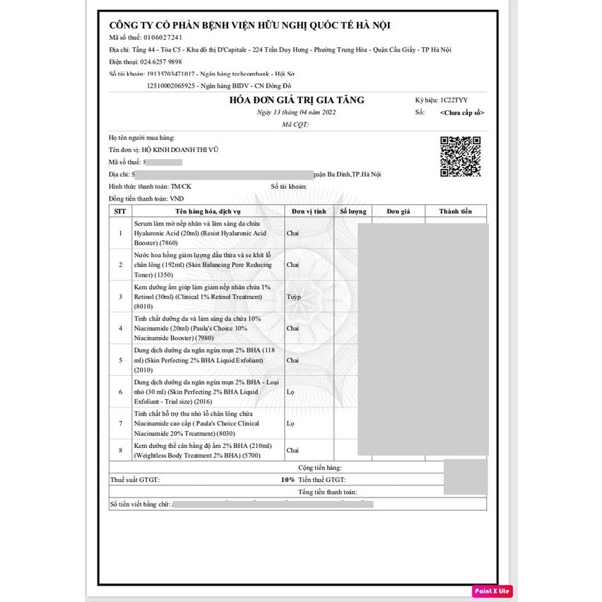 Kem Dưỡng Thể P.aula’s Choice 10% AHA Và 2% BHA - Link cũ bị xoá