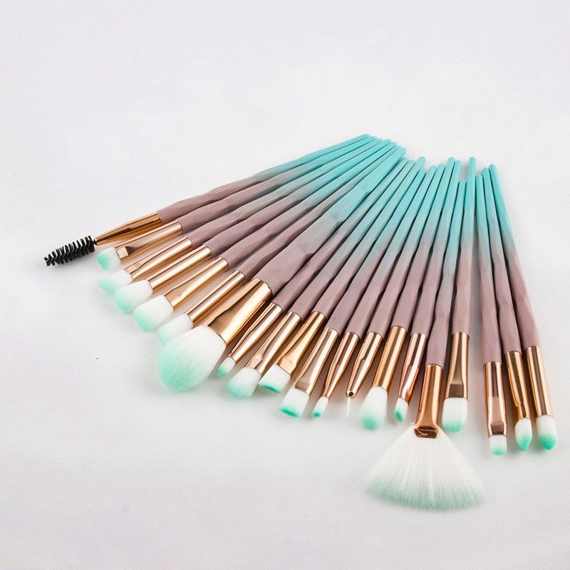 10/20 Set Cọ Trang Điểm Chuyên Nghiệp Chất Lượng Cao bộ cọ trang điểm gồm cây tặng kèm túi zip Vintage dành cho trang điểm cá nhân và chuyên nghiệp