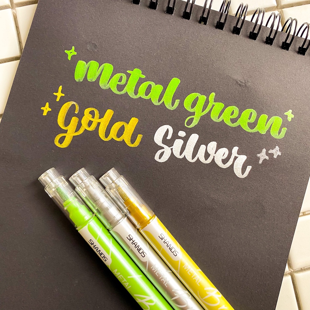 [Cây lẻ] Bút Metallic Brush Shands | Hidari